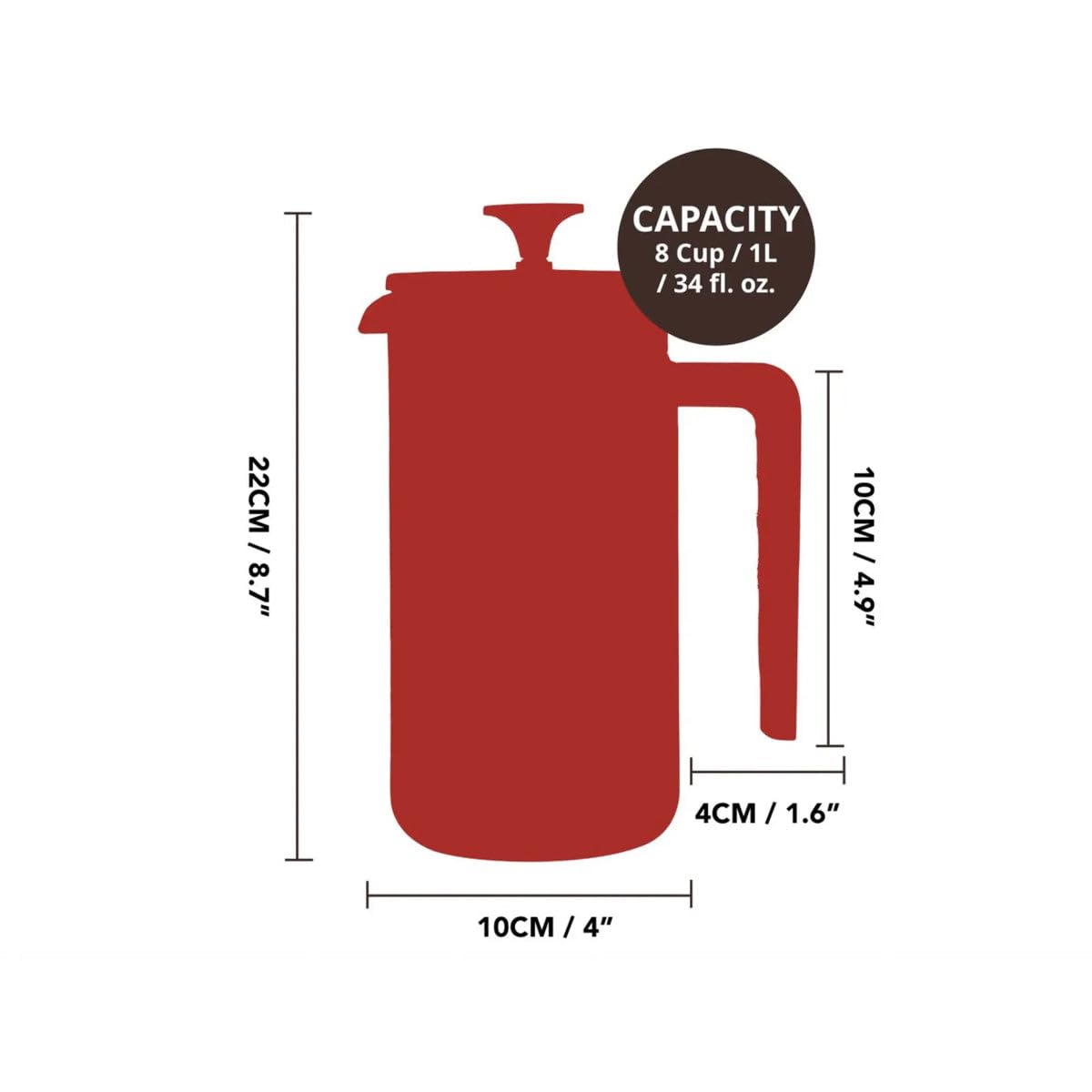 Stainless Steel Cafetière B707506