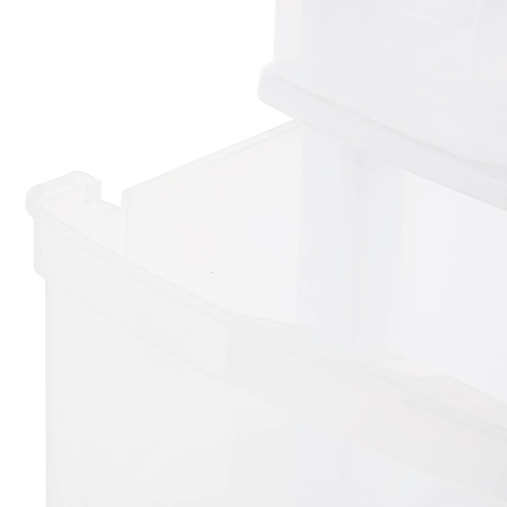 3 Drawer Plastic Rolling Organizer Cart S69579