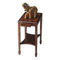 Traditional Rectangular Wood Side Table with Pull-Out Tray F935576