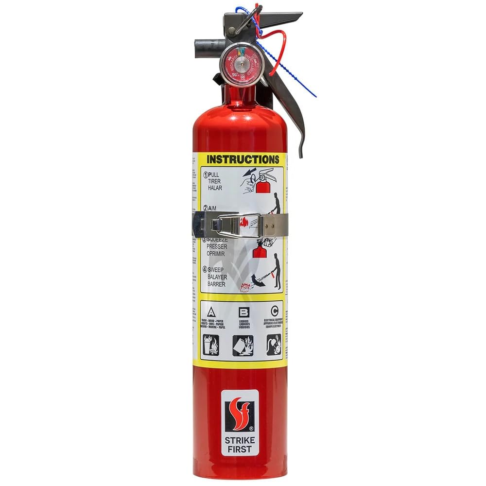 2.5lb Multi-Purpose Fire Extinguisher with Vehicle Bracket A165