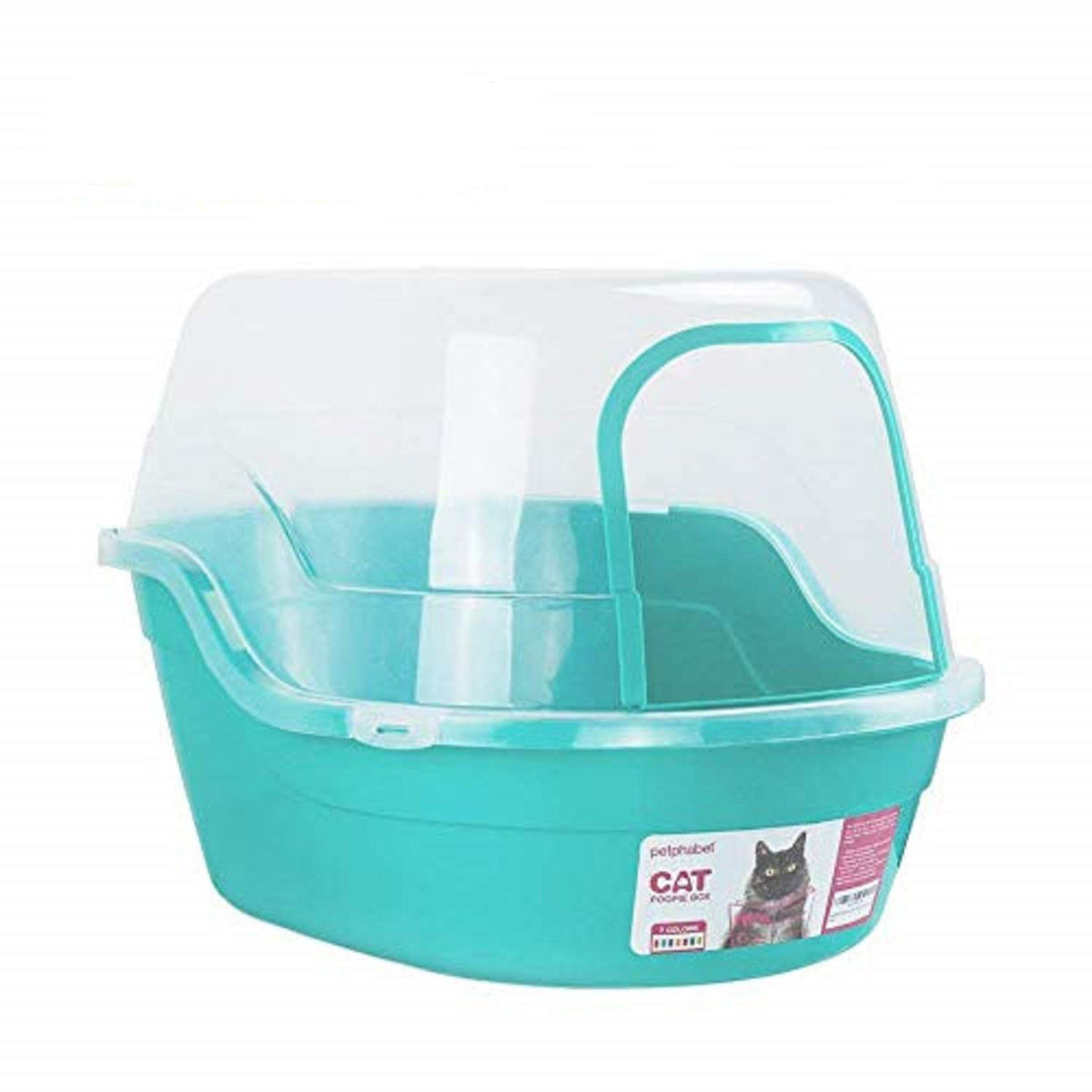 Jumbo Extra Large Teal Hooded Cat Litter Box I1440