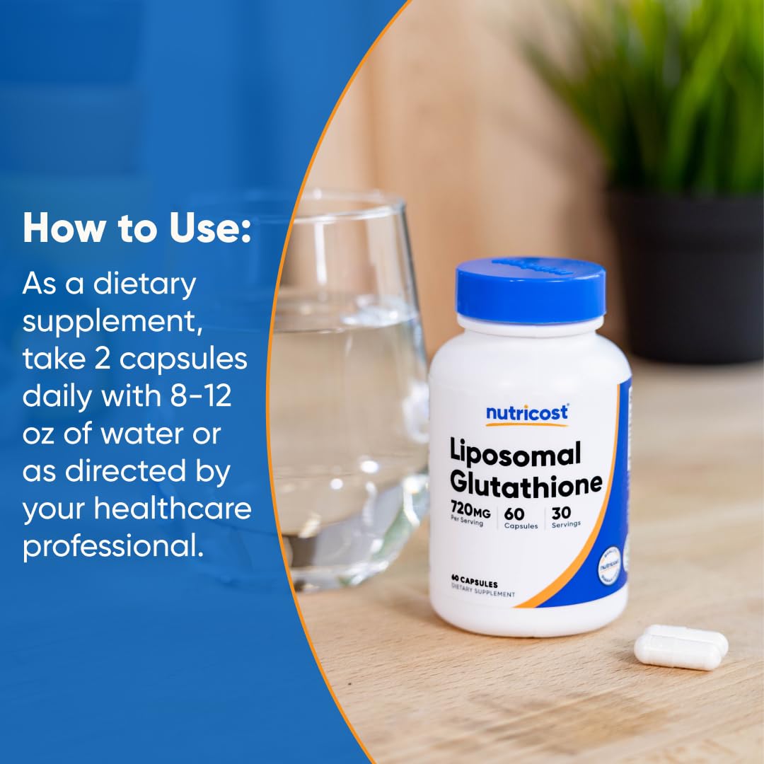 Liposomal Glutathione Supplement 60 Capsules T51665