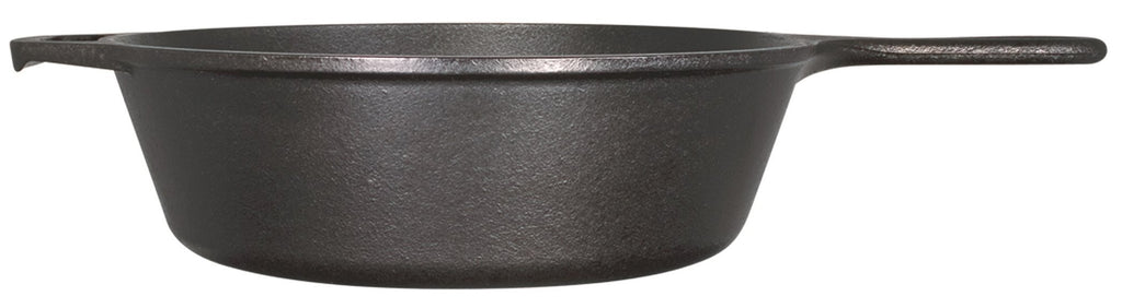 Cast Iron Deep Skillet with Tempered Glass Lid M5554