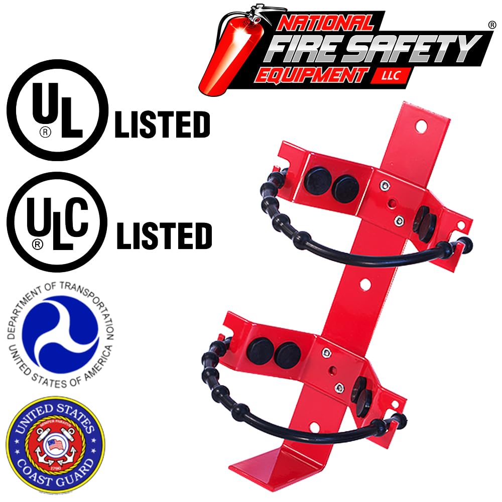 2.5 Lb, 5 Lb Car Fire Extinguisher Bracket With Cords W8834