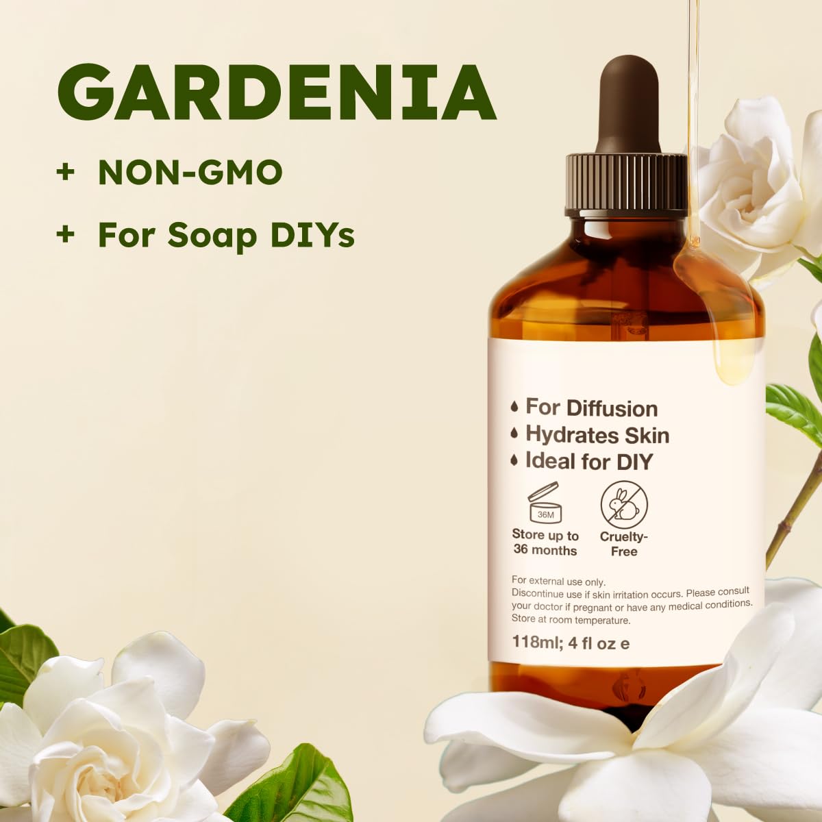 Gardenia & Lavender Essential Oil Set 2X 4 Fl Oz B804393