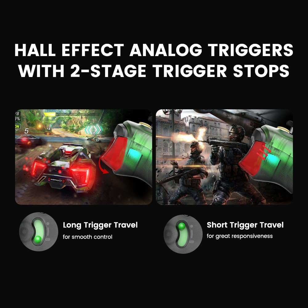 Wired Controller with Hall Effect Joysticks & Triggers J82783