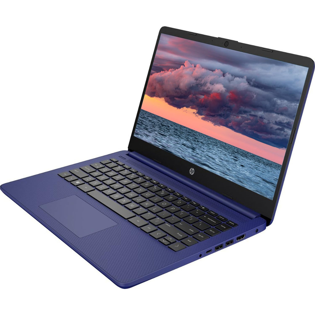 14" HD Display Intel Quad-Core N4120 4GB DDR4 RAM 64GB eMMC Blue Laptop K3413
