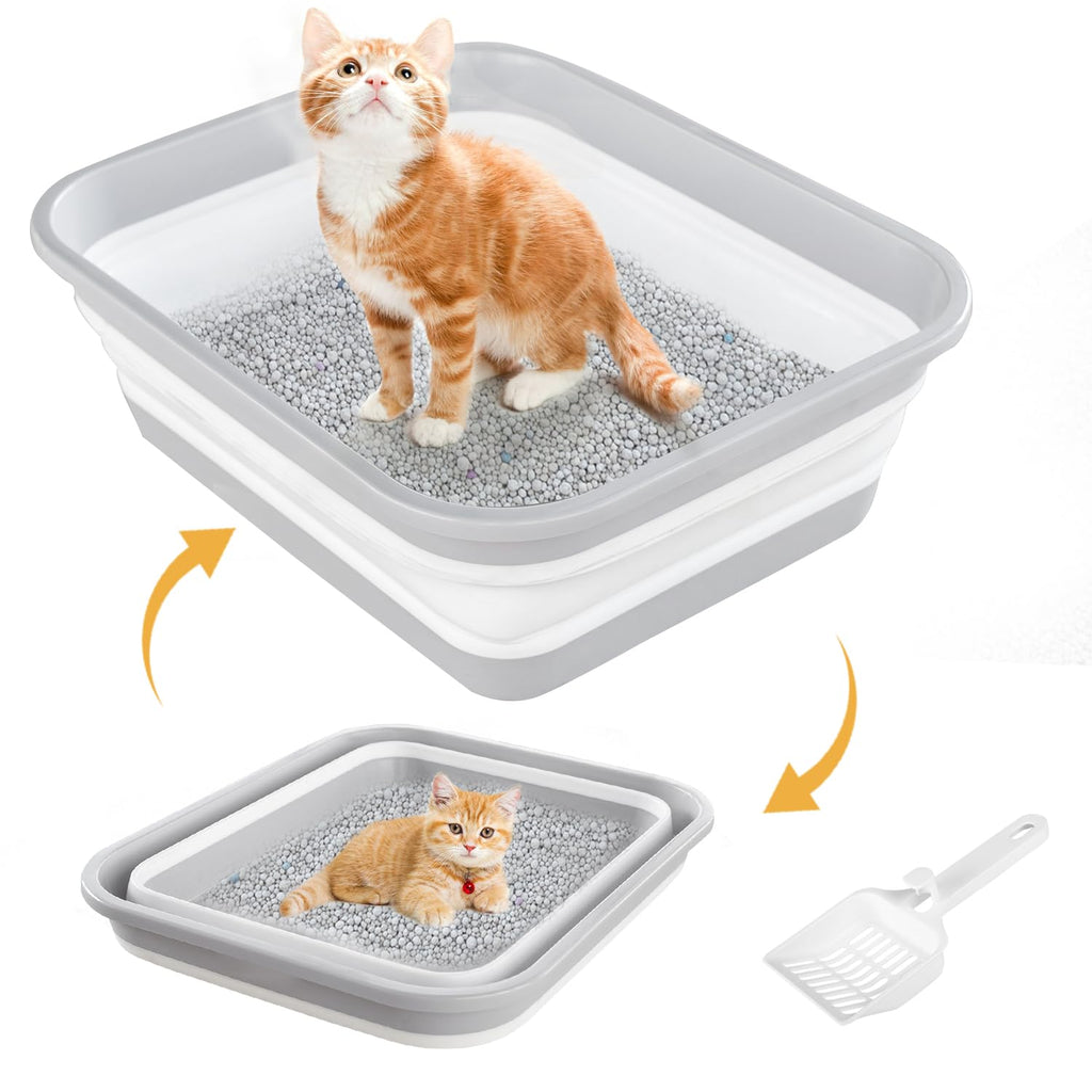 Collapsible Open Cat Litter Box W4270