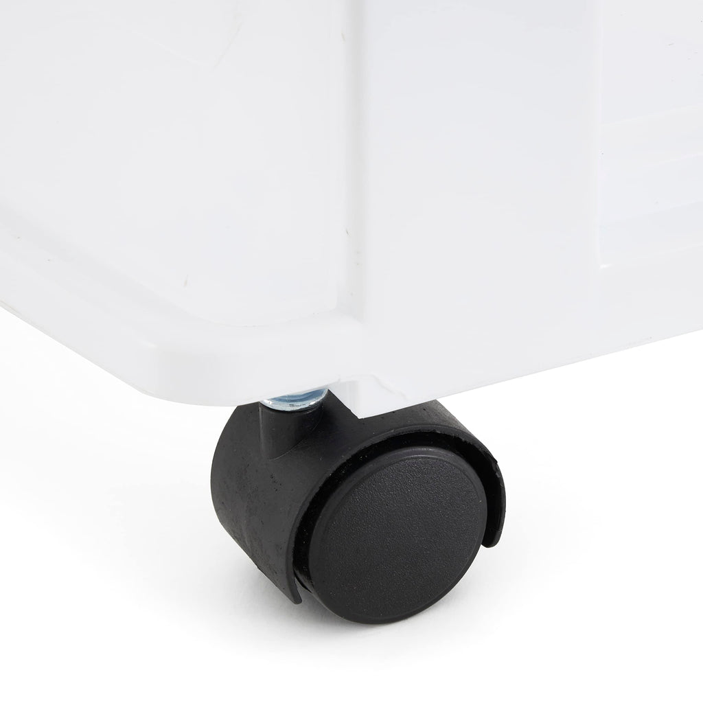 3 Drawer Plastic Rolling Organizer Cart S69579