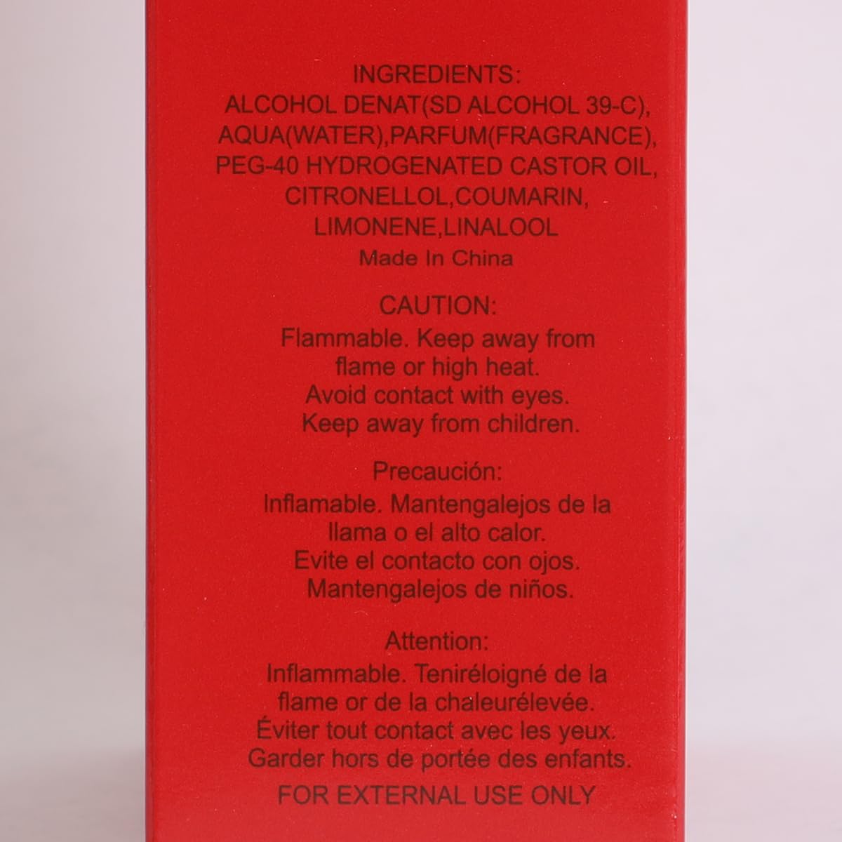 Men’s Eau de Toilette Cologne 100ml C388758
