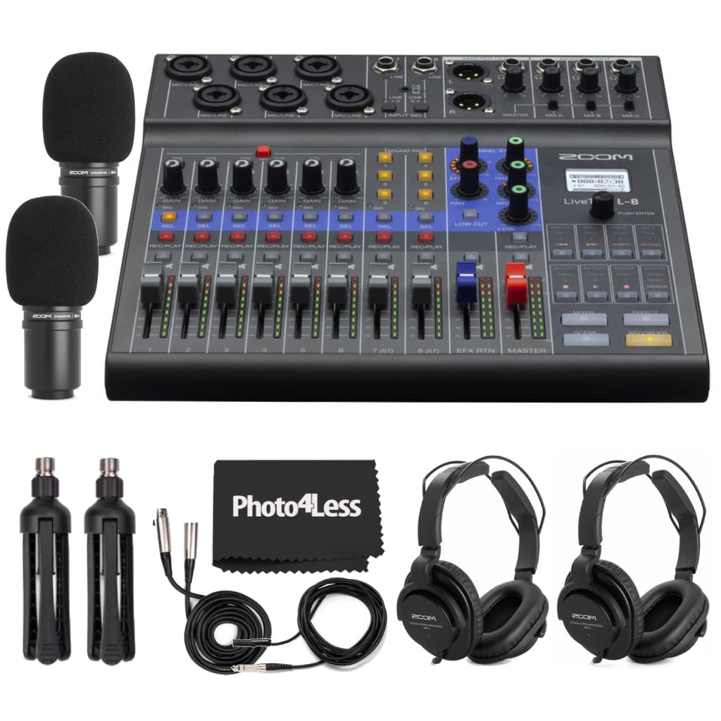 Portable 8-Channel Digital Mixer and Multitrack Recorder B5032