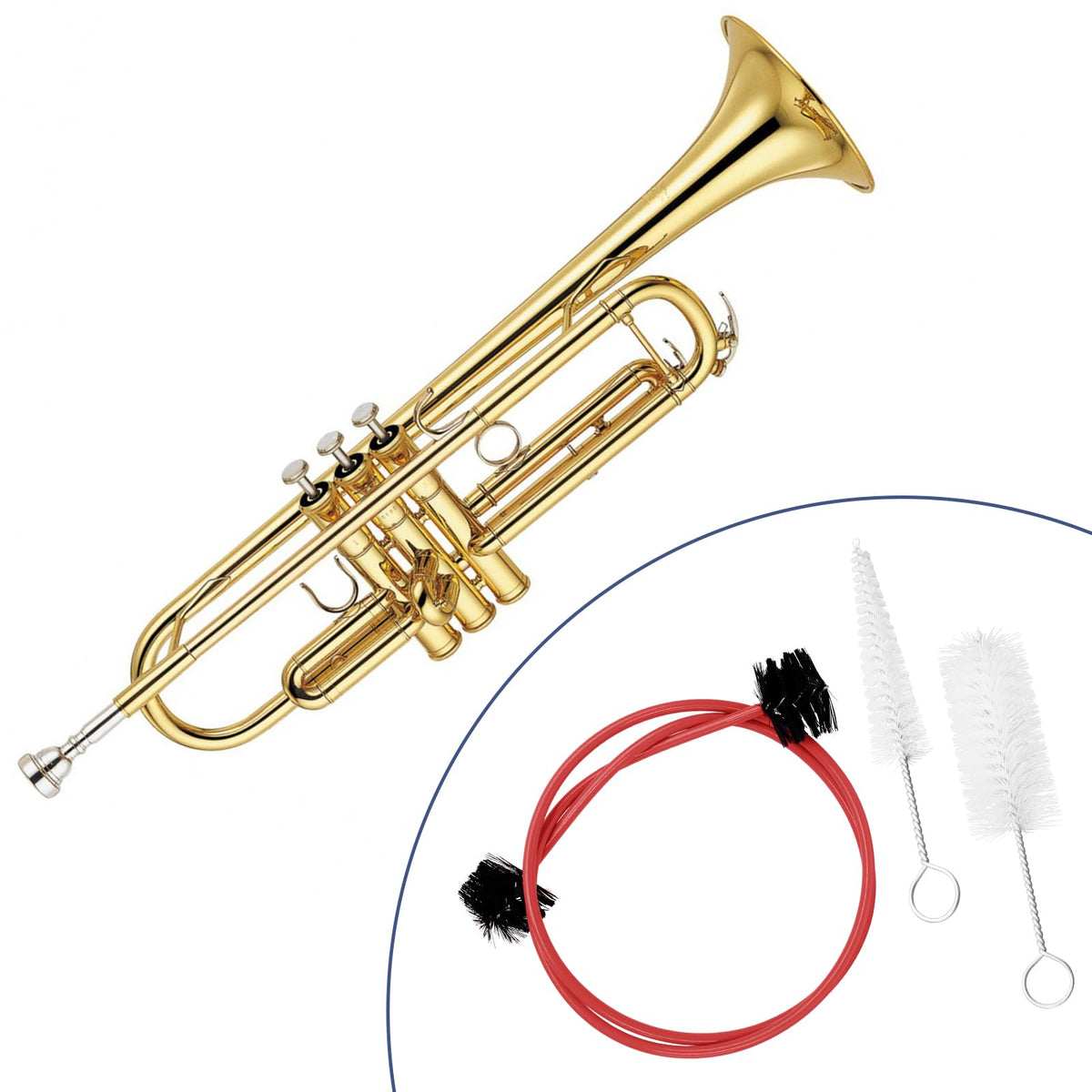 3 Pcs Trumpet Cleaning Kit Y86102