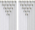 24 Inch T8 Fluorescent Tube Light Bulb 17W 4100K Cool White G13 Base Pack of 30 G252137