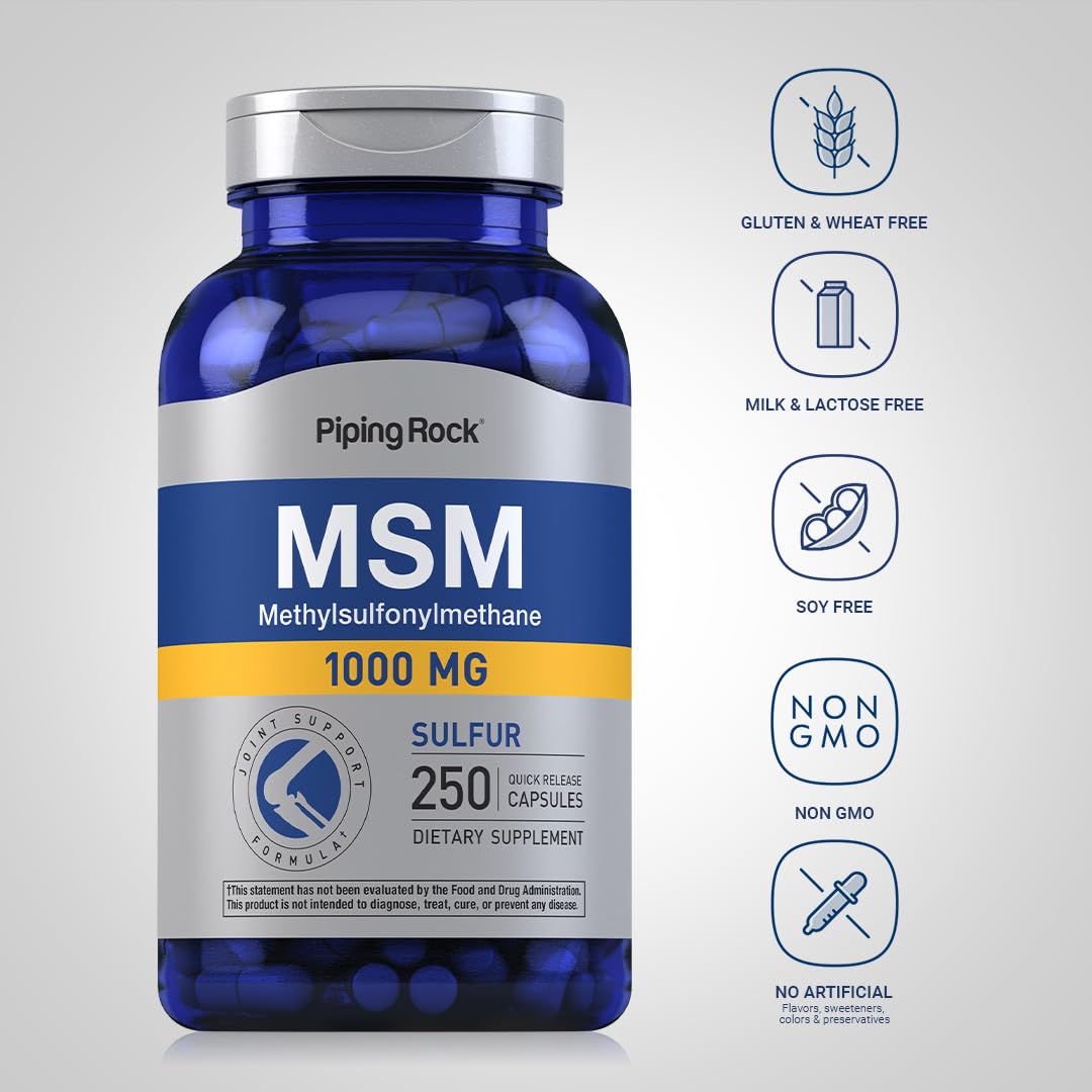 MSM 1000mg Capsules 250 Count G29930