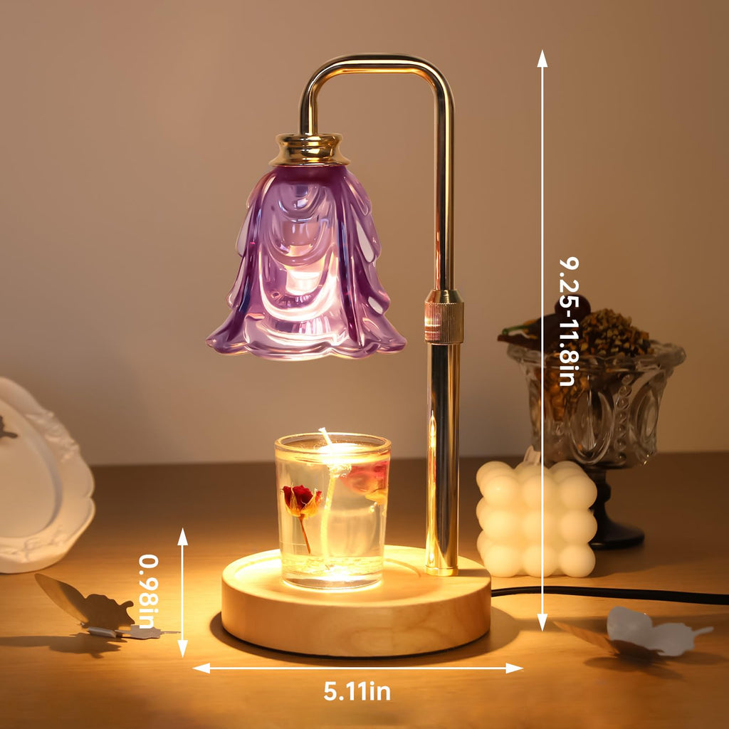 Adjustable Height Dimmable Candle Warmer Lamp with Timer C4208