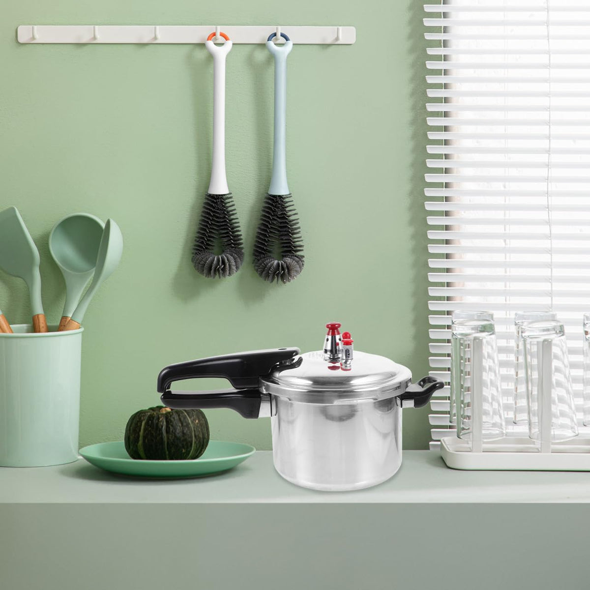 Pressure Cooker with Handle Aluminum Alloy E9218