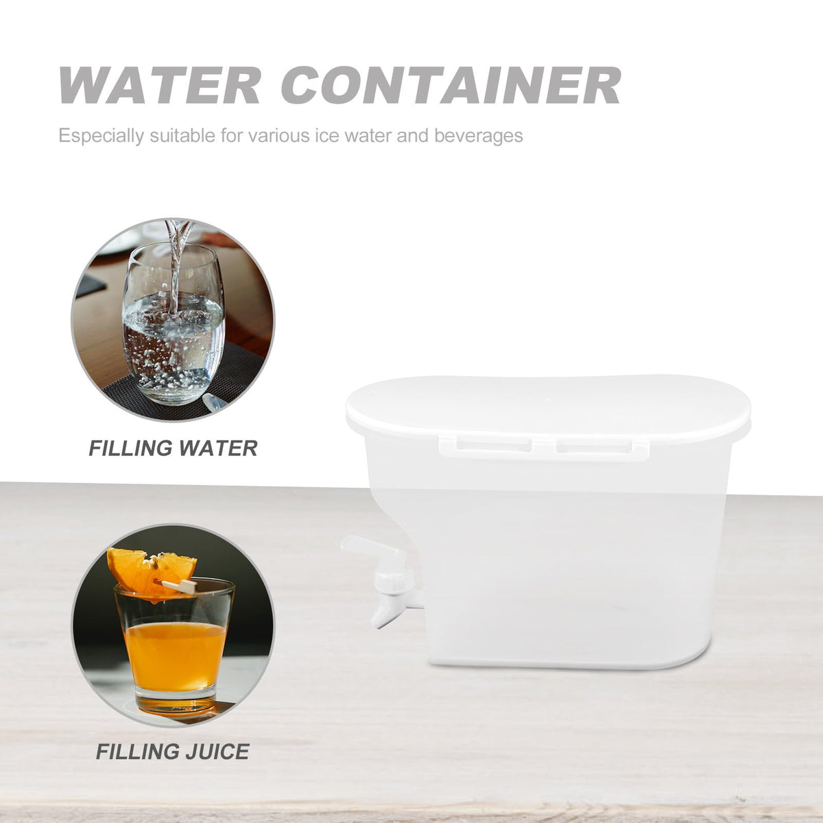 Cold Water Pitcher with Faucet L68005