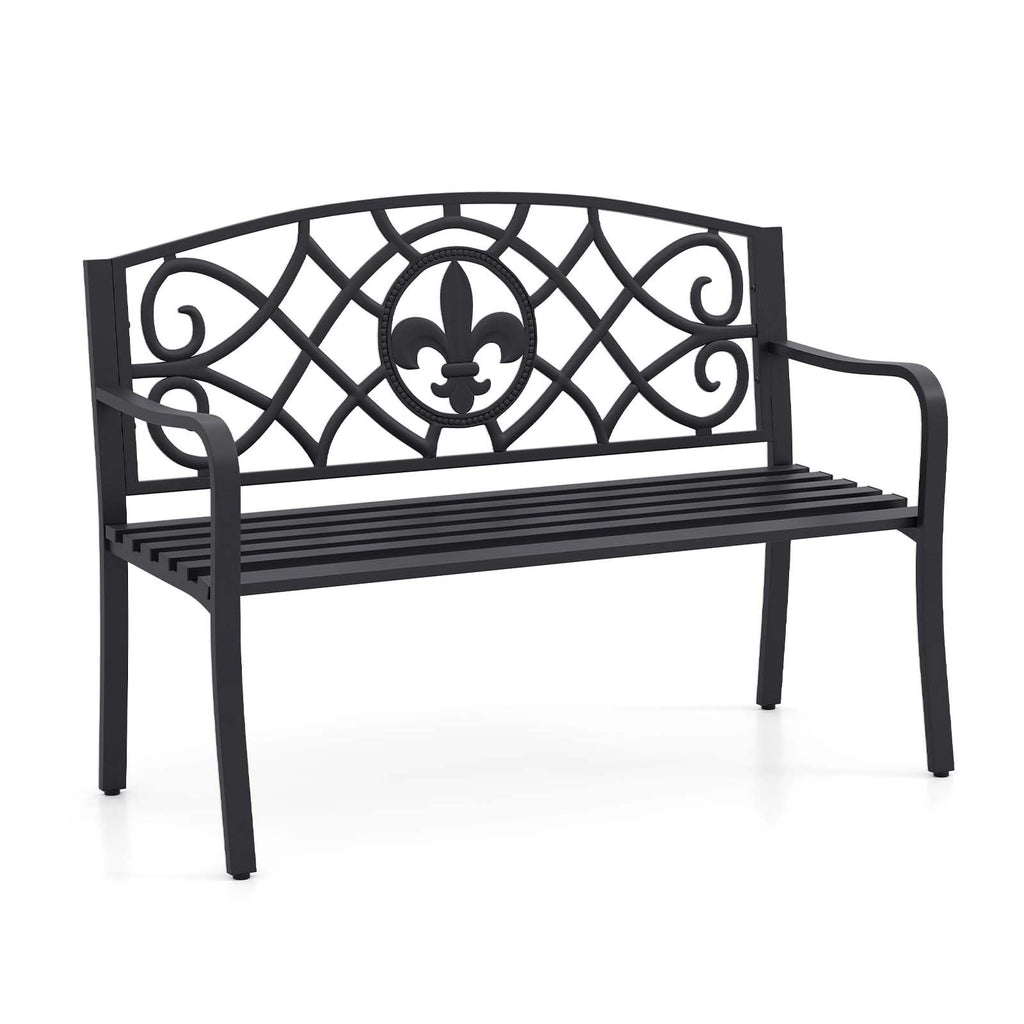 Metal Outdoor Bench H561577