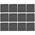 12 Pc Natural Stone Coasters with Non Slip Bottom V5540