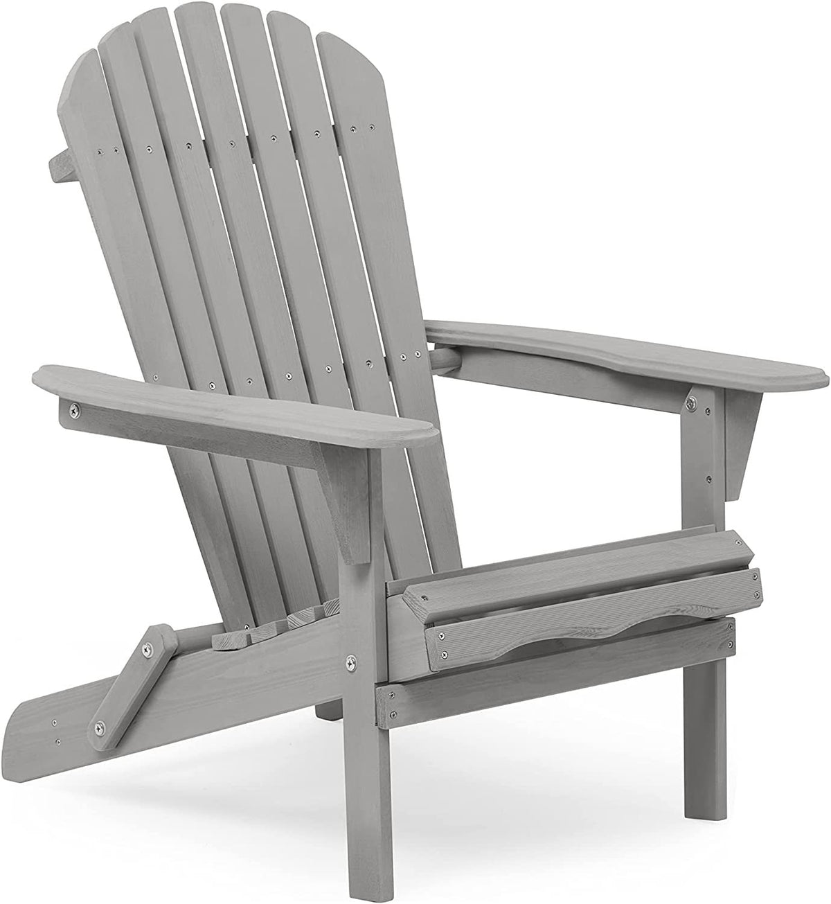 Wooden Folding Adirondack Chair Set of 2 Solid Cedar A106