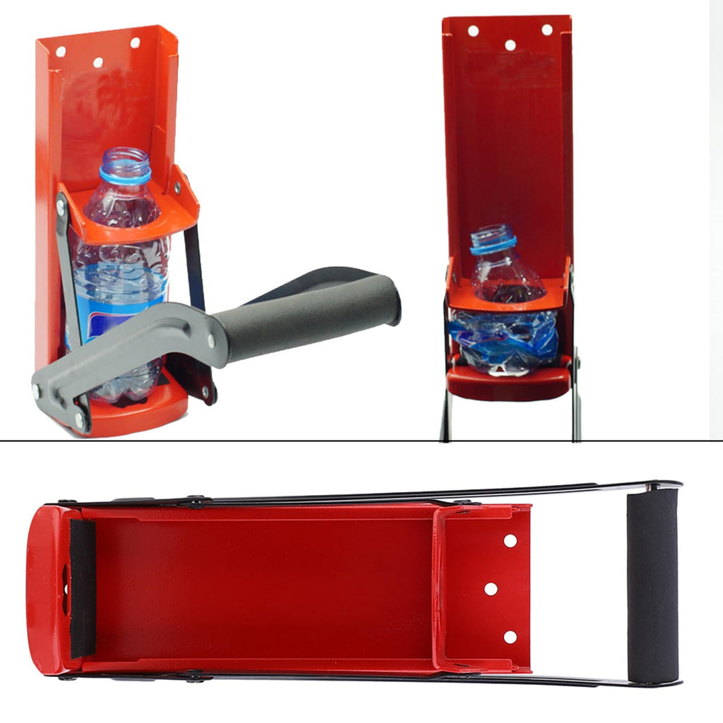 Heavy Duty Steel Can Crusher with Easy Grip Rubber Handle Y861