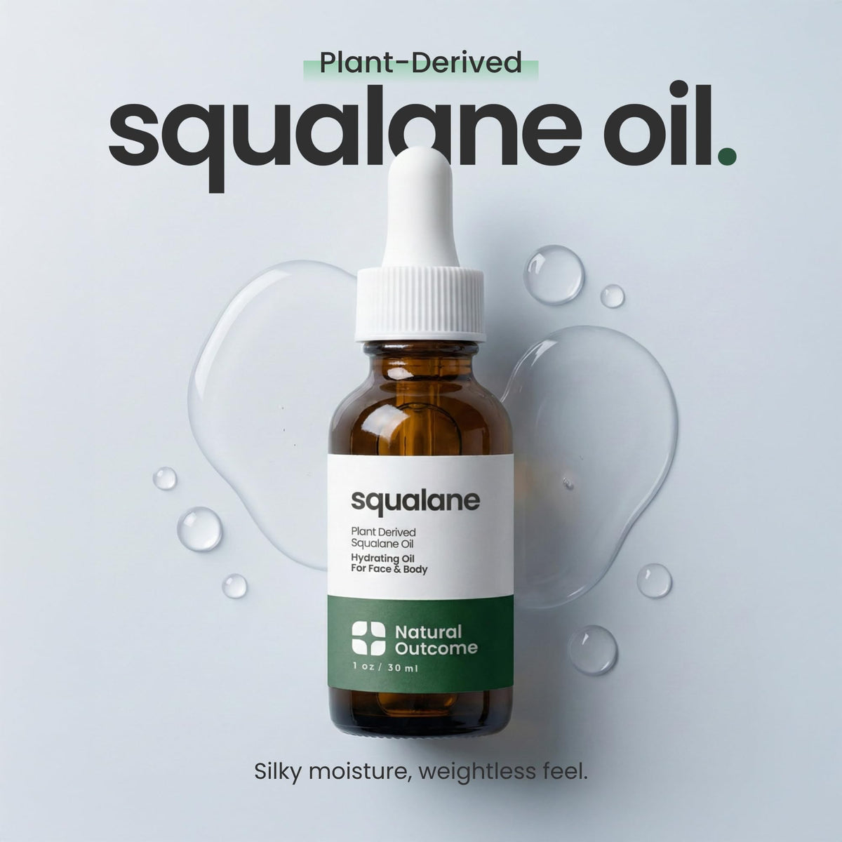 100% Plant Derived Squalane Oil 1 oz X1100