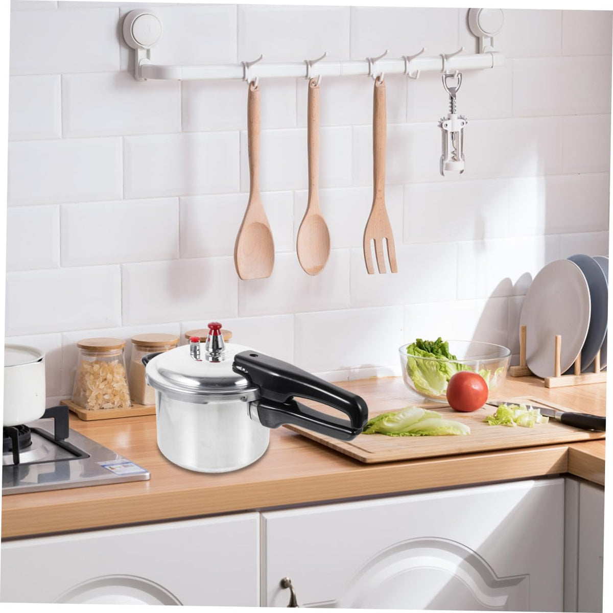 Pressure Cooker with Handle Aluminum Alloy E9218