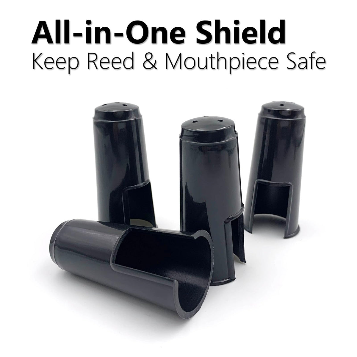 4-Pack Plastic Mouthpiece Cap with Ligature Attachment T464
