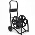 Heavy Duty Metal Garden Hose Reel Cart with Wheels, Holds 200FT Hose Y695