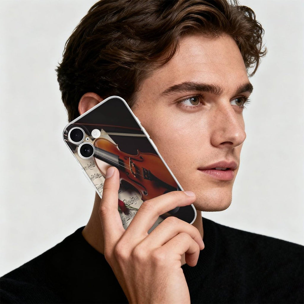 iPhone 17 Slim Shockproof Transparent Case K137