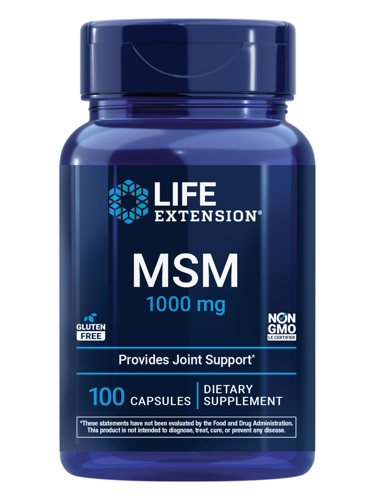 MSM 1000 mg 100 Capsules R5925
