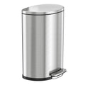 50L Stainless Steel Step Trash Can with Odor Filter and Removable Bucket S744