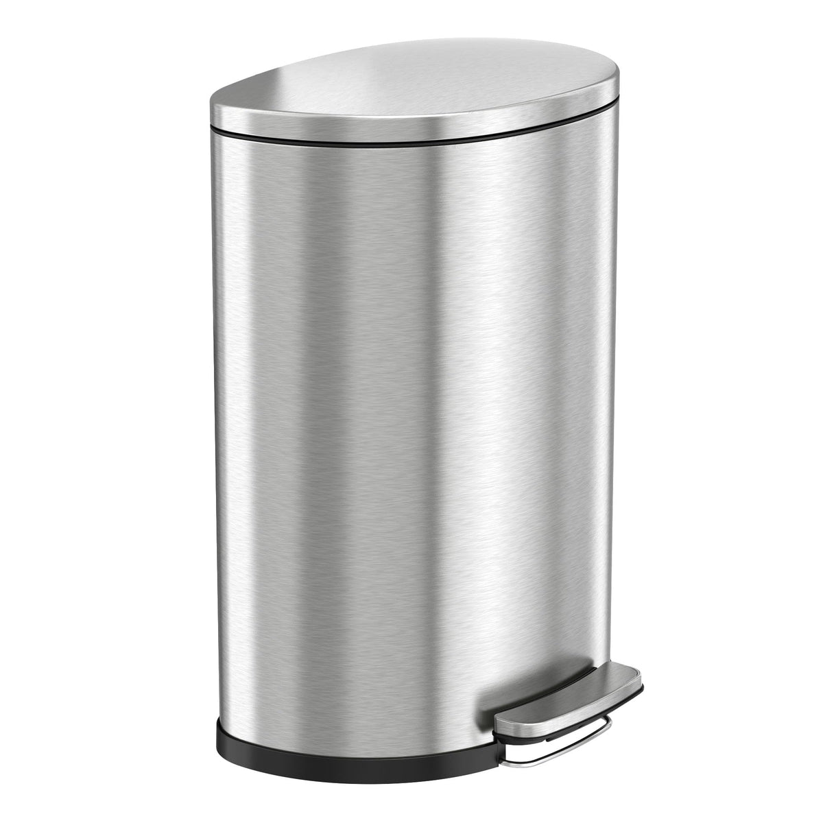 50L Stainless Steel Step Trash Can with Odor Filter and Removable Bucket S744