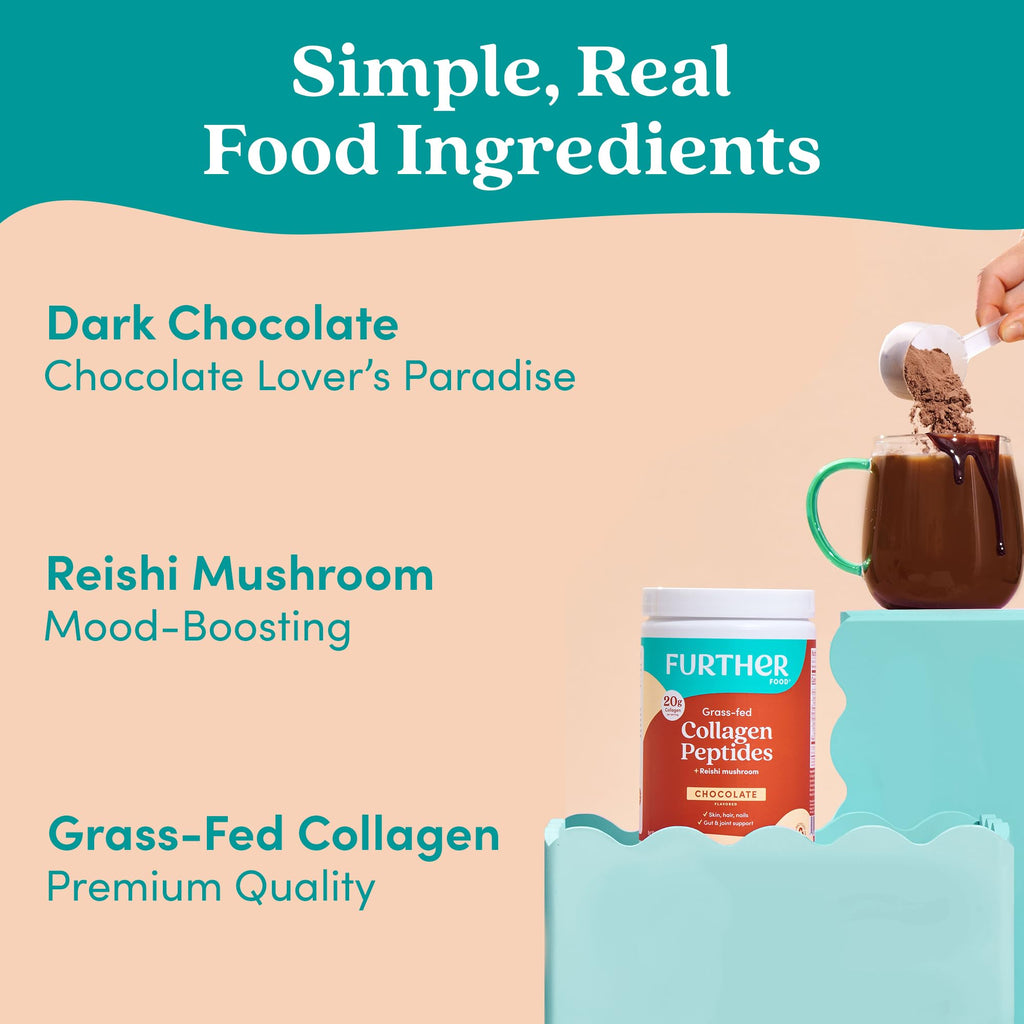 Chocolate Collagen Peptides Powder 24.34 Oz T8768