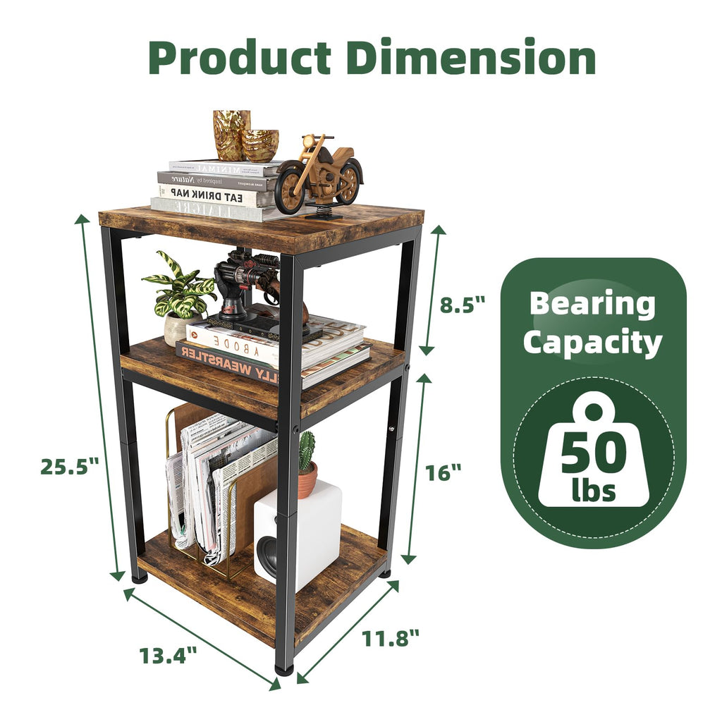 3 Tiers Shelf Side Table P29455