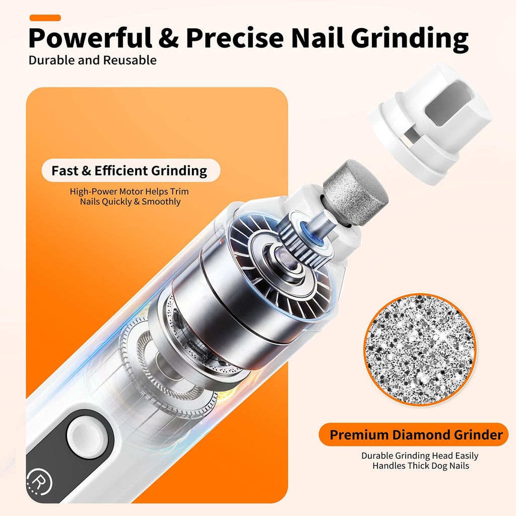 Electric Dog Nail Grinder with LED Light G788981