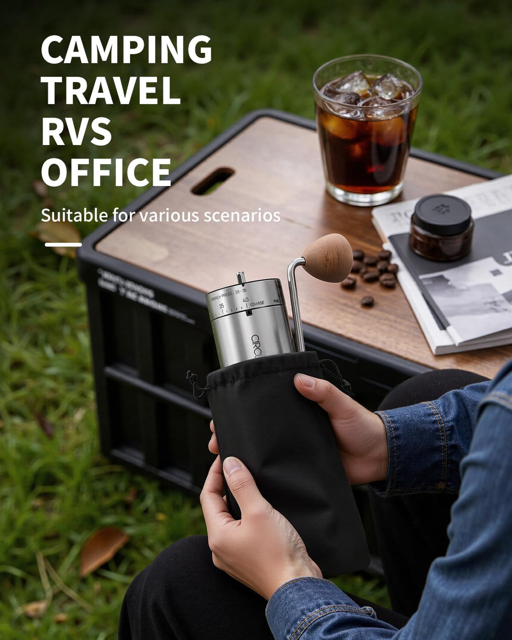 Manual Stainless Steel Burr Coffee Grinder E920