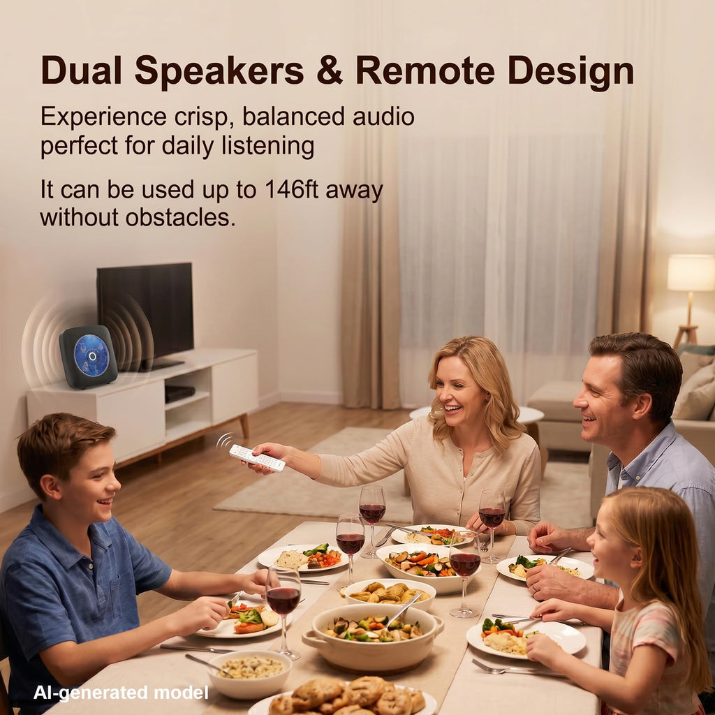 Portable Bluetooth CD Player S22734