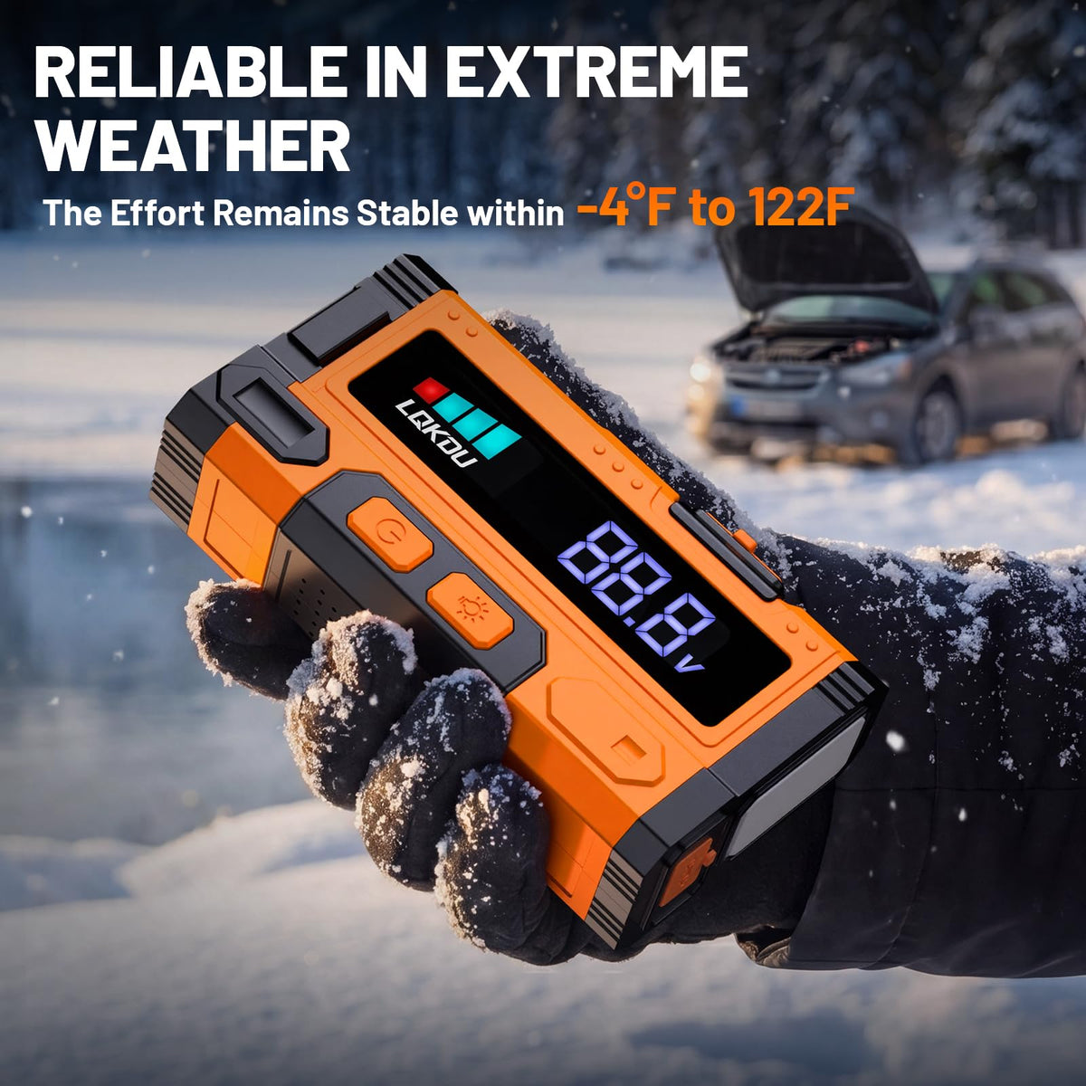 5000A 12V Portable Lithium Jump Starter O735