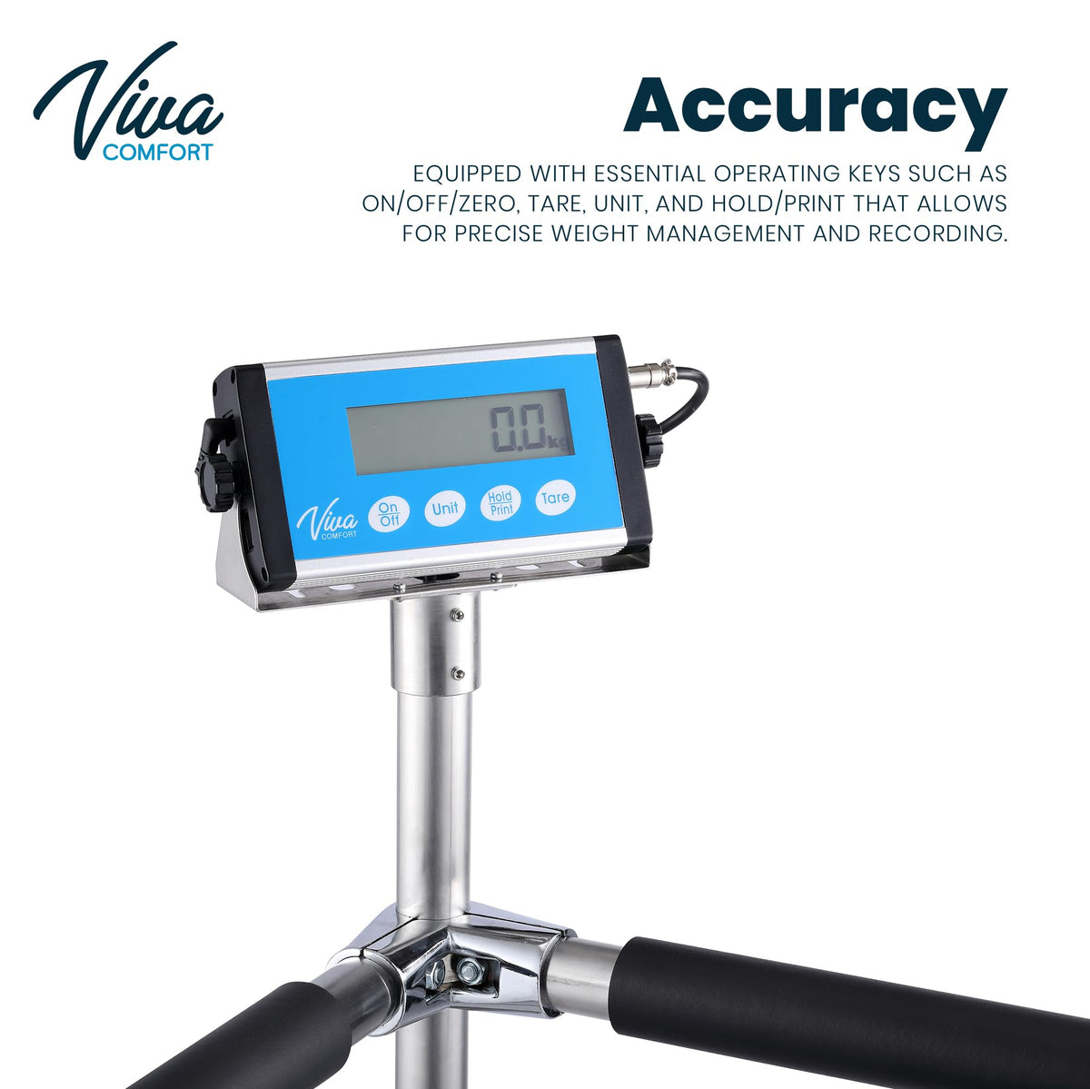 Medical Grade Digital Scale with Handles 660 lb Weight Capacity S1757