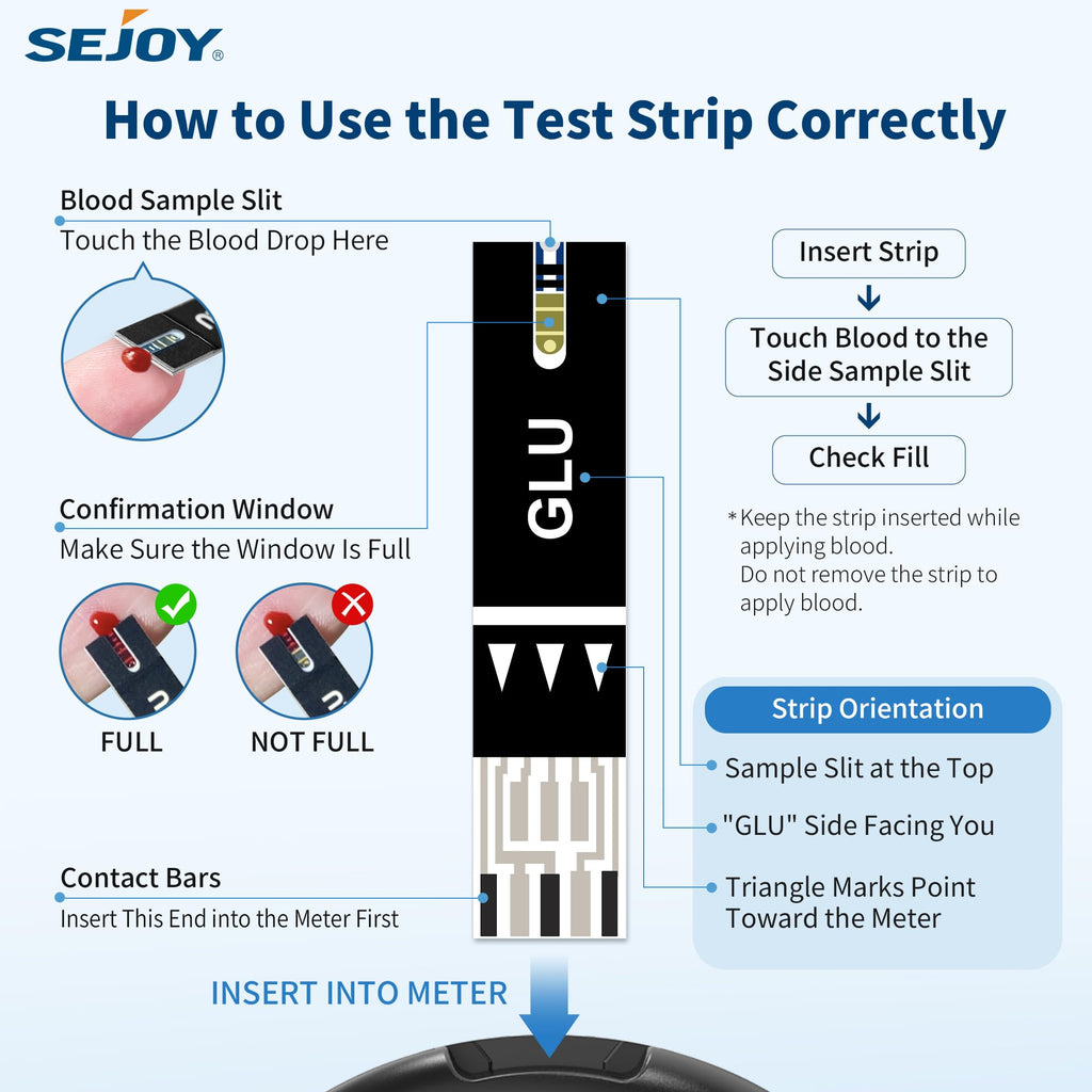 Blood Glucose Test Strips 50 Count A3532