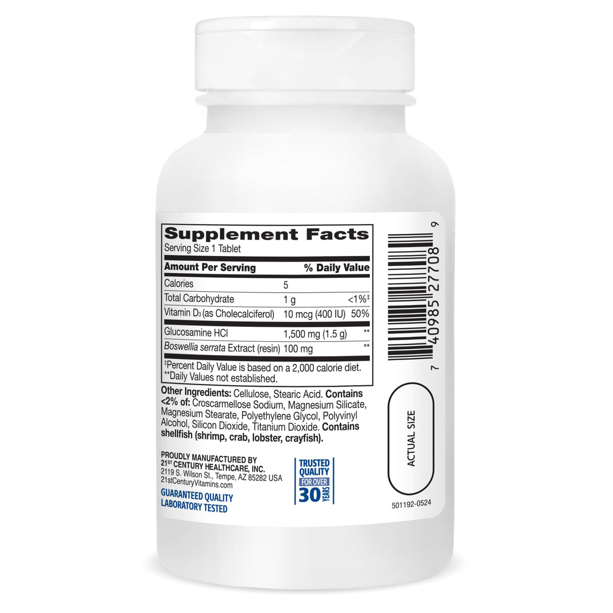 Glucosamine Daily Complex Tablets 60 Count O302