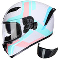 Full Face Motorcycle Helmet Dual Visor W1774