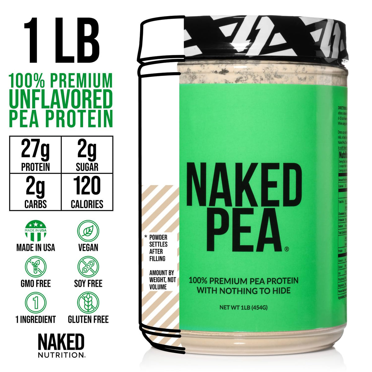 Pea Protein Isolate and Powdered Peanut Butter Q817682