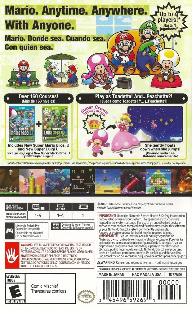 New Super Mario Bros. U Deluxe - Nintendo Switch V897302