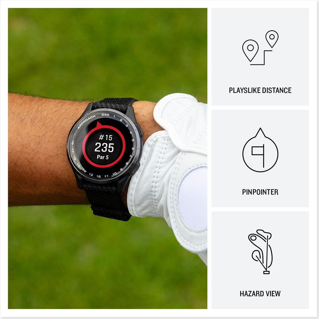 Slate Black Golf GPS Watch O994