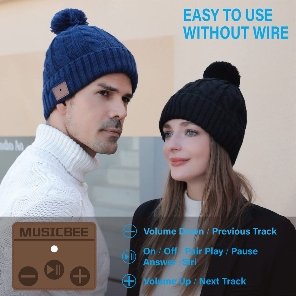Bluetooth Knit Winter Cap with Microphone L915
