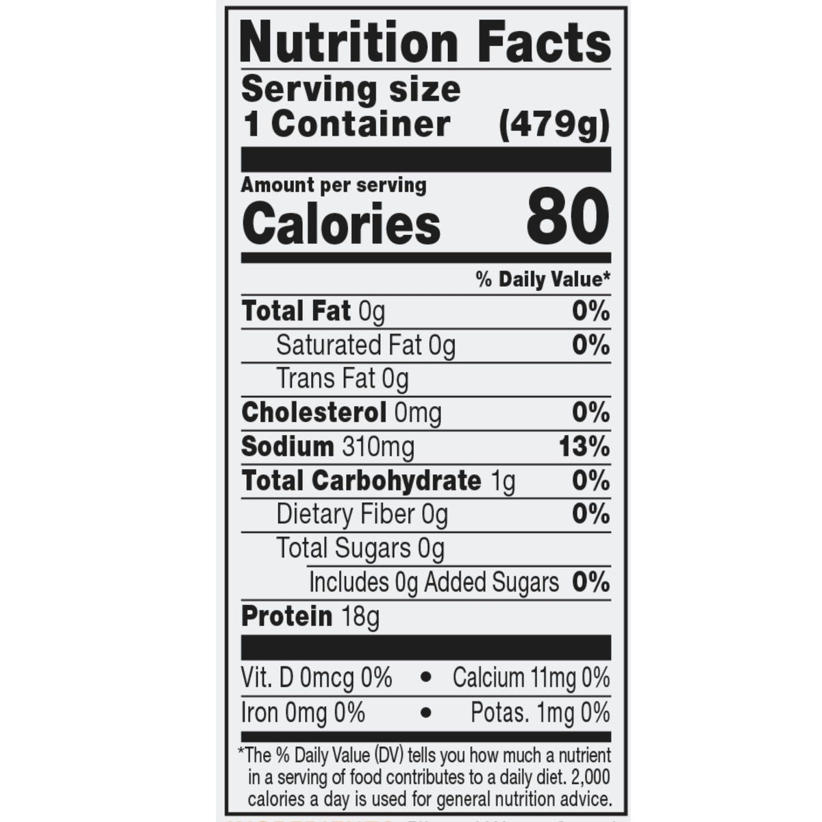 Organic Chicken Bone Broth No Salt Added 16.9oz 6 Pack J850678