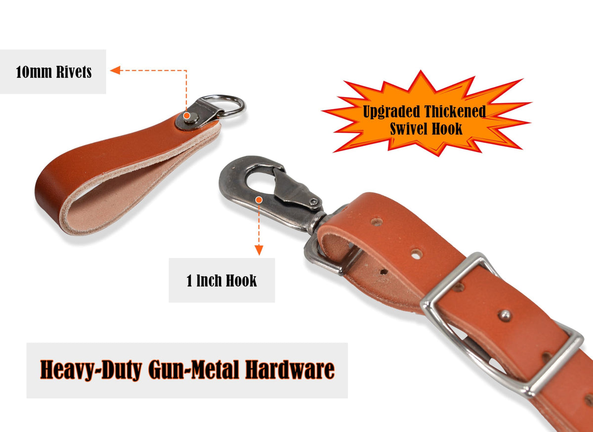 Leather Tool Belt Suspenders D374796