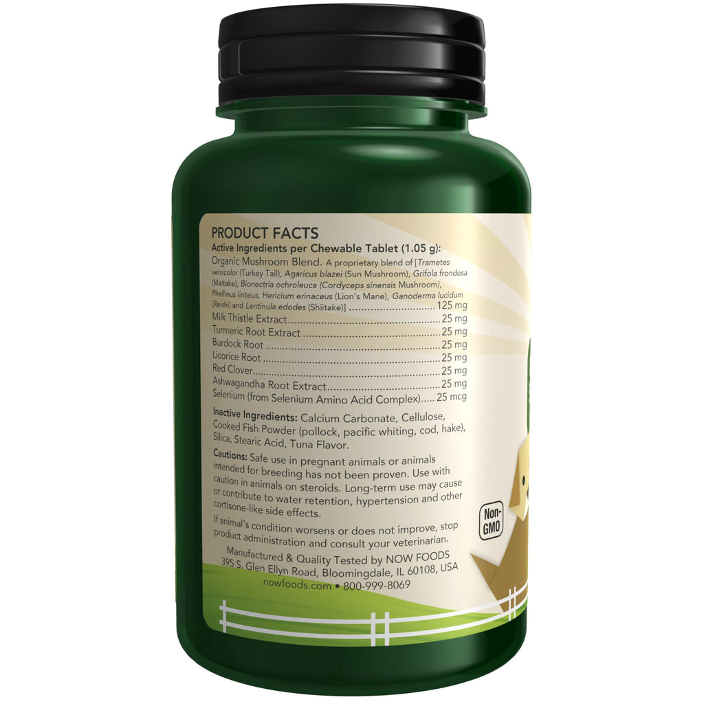 Immune Support Supplement for Cats & Dogs 90 Chewable Tablets Y6771